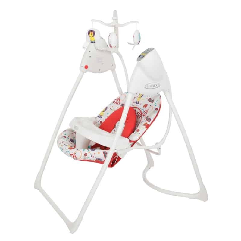GRACO SWING LOVIN HUG WITH PLUG CIRCUS